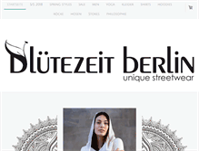 Tablet Screenshot of bluetezeit-berlin.com